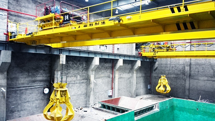 华东工控丨重庆忠县城市生活垃圾吊起重机自控系统案例解析